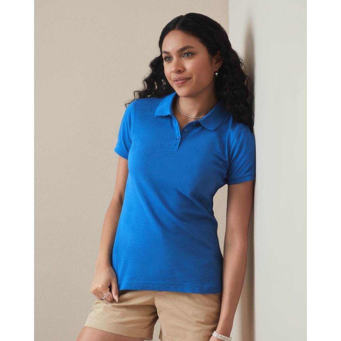 Sieviešu Stedman ST9160 īsroku polo krekls, black opal 1