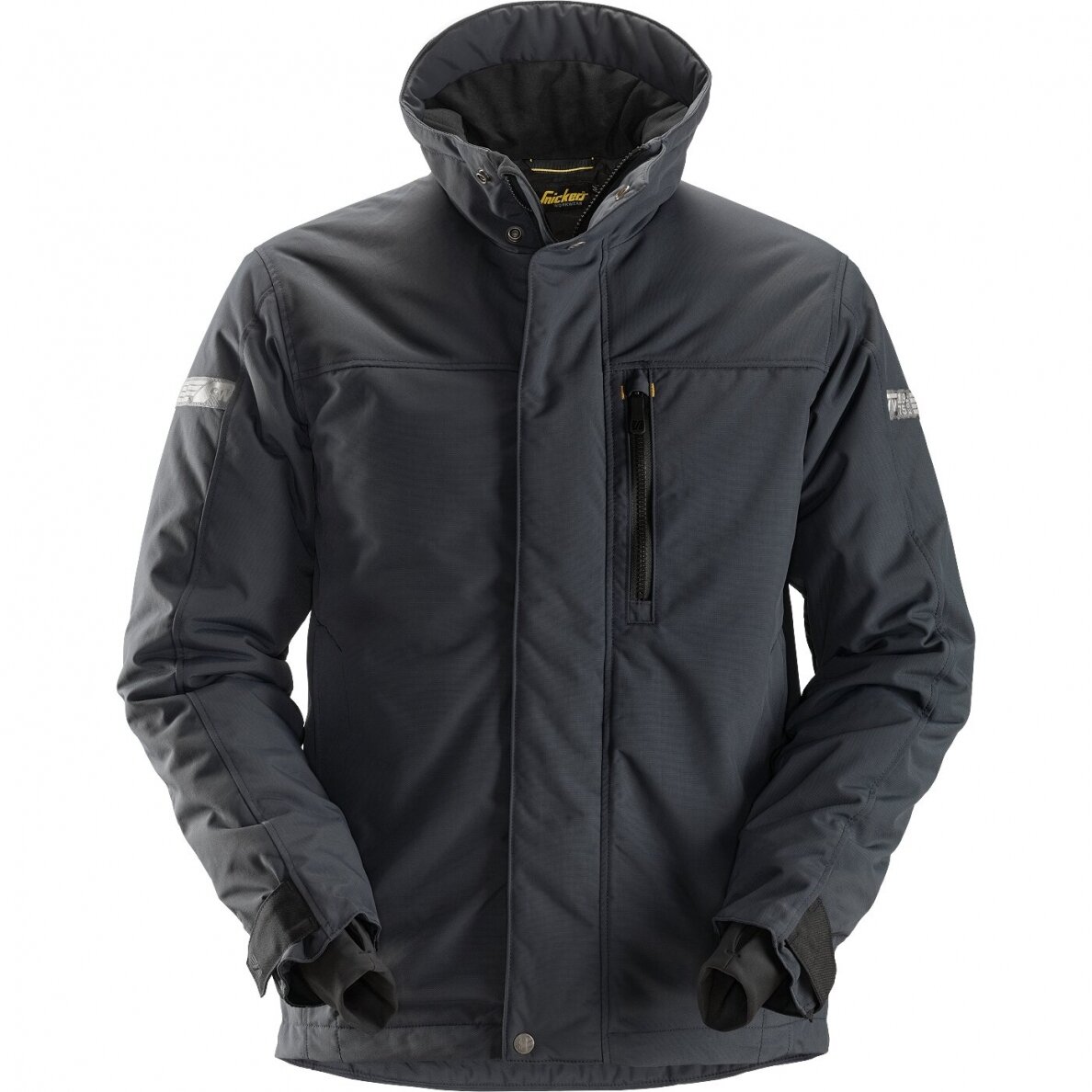 Siltināta ziemas jaka AllroundWork 37.5® SNICKERS WORKWEAR, pelēka