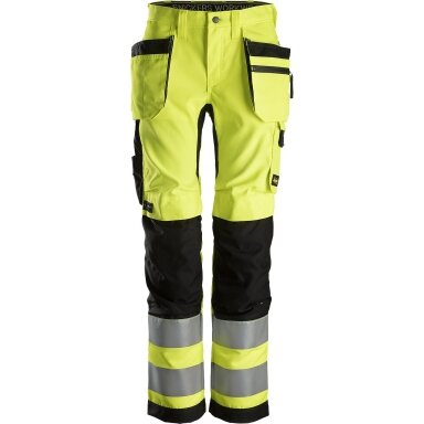 Moteriškos kelnės su kabančiomis kišenėmis AllroundWork Hi-Vis SNICKERS WORKWEAR, klasė 2 Moteriškos kelnės su kabančiomis kišenėmis AllroundWork Hi-Vis SNICKERS WORKWEAR, klasė 2