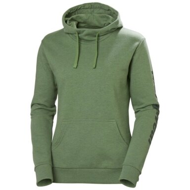 Sieviešu džemperis HELLY HANSEN Logo Hoodie, zaļa