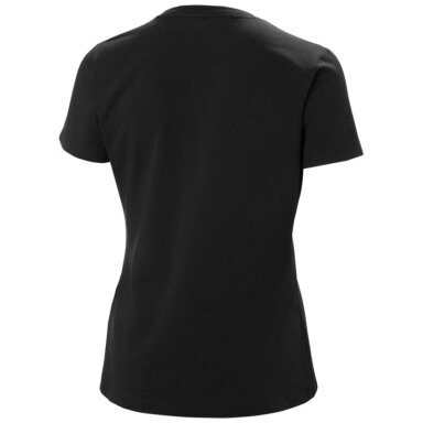 Moteriški marškinėliai HELLY HANSEN Logo T-Shirt, juodi