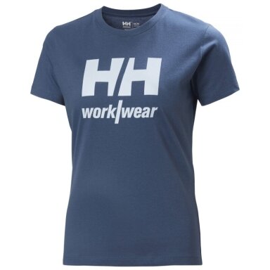 Sieviešu T-krekls HELLY HANSEN W T-krekls ar klasisku logotipu, zils