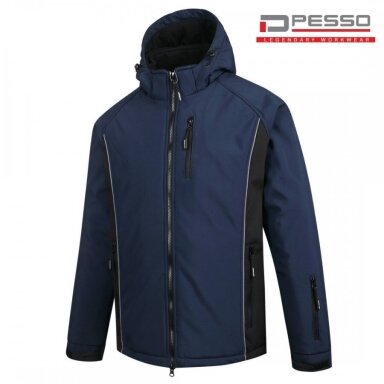 Šilta neperšlampanti Softshell striukė Pesso Otava, mėlyna Šilta neperšlampanti Softshell striukė Pesso Otava, mėlyna