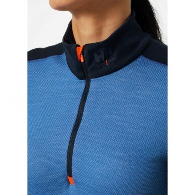 Sieviešu apakškrekls HELLY HANSEN Lifa Merino Crewneck, zils 5 Sieviešu apakškrekls HELLY HANSEN Lifa Merino Crewneck, zils 5