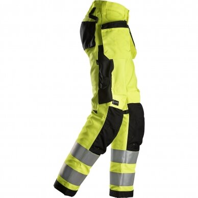 Moteriškos kelnės su kabančiomis kišenėmis AllroundWork Hi-Vis SNICKERS WORKWEAR, klasė 2 2 Moteriškos kelnės su kabančiomis kišenėmis AllroundWork Hi-Vis SNICKERS WORKWEAR, klasė 2 2