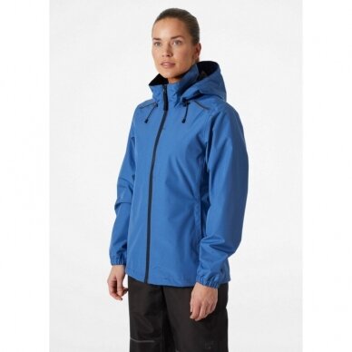 Sieviešu jaka HELLY HANSEN Manchester 2.0 Shell Jaka, gaiši zila 3 Sieviešu jaka HELLY HANSEN Manchester 2.0 Shell Jaka, gaiši zila 3