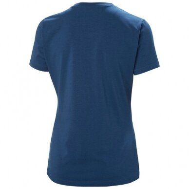 Sieviešu T-krekls HELLY HANSEN Logo T-krekls, zils 1