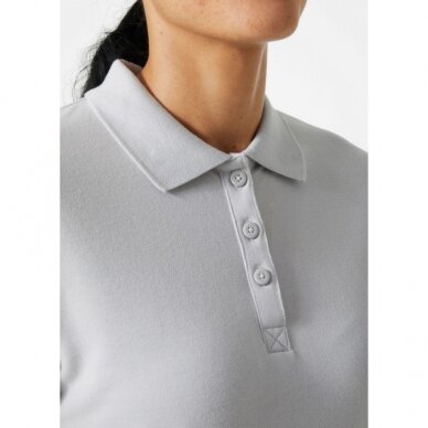 Sieviešu T-krekls HELLY HANSEN Manchester Polo, pelēks 4