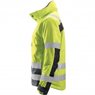 Sieviešu ziemas jaka AllroundWork 37.5 ar izolāciju Hi-Vis SNICKERS WORKWEAR, 2/3 klase 3 Sieviešu ziemas jaka AllroundWork 37.5 ar izolāciju Hi-Vis SNICKERS WORKWEAR, 2/3 klase 3