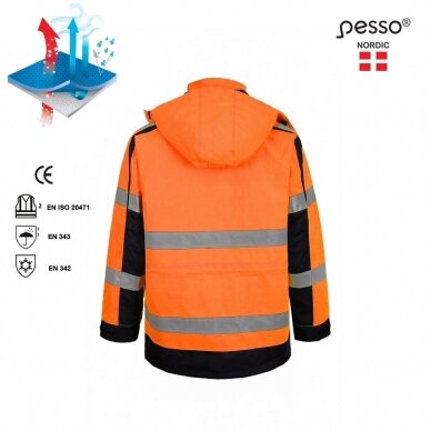 Silta jaka Pesso Montreal, oranža 1 Silta jaka Pesso Montreal, oranža 1