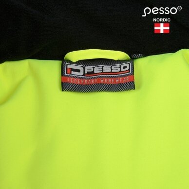 Šilta, ryškaus matomumo softshell Pesso CALGARY striukė, geltona 9 Šilta, ryškaus matomumo softshell Pesso CALGARY striukė, geltona 9