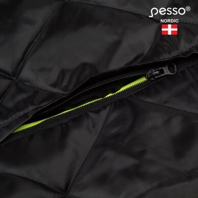 Šilta, ryškaus matomumo softshell Pesso CALGARY striukė, geltona 6 Šilta, ryškaus matomumo softshell Pesso CALGARY striukė, geltona 6