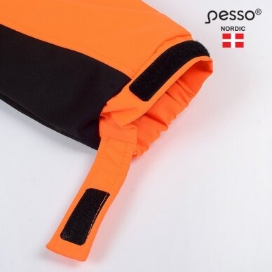 Silta, labi redzama softshell Pesso CALGARY jaka, oranža 6 Silta, labi redzama softshell Pesso CALGARY jaka, oranža 6