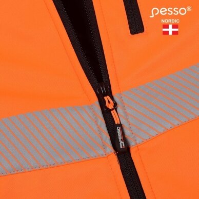 Silta, labi redzama softshell Pesso CALGARY jaka, oranža 14 Silta, labi redzama softshell Pesso CALGARY jaka, oranža 14
