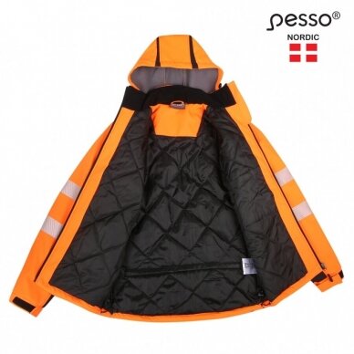 Silta, labi redzama softshell Pesso CALGARY jaka, oranža 5 Silta, labi redzama softshell Pesso CALGARY jaka, oranža 5