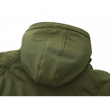 Šilta neperšlampanti Softshell  striukė Pesso Otava, chaki 3