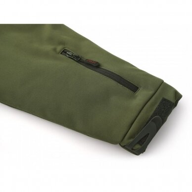 Šilta neperšlampanti Softshell  striukė Pesso Otava, chaki 5