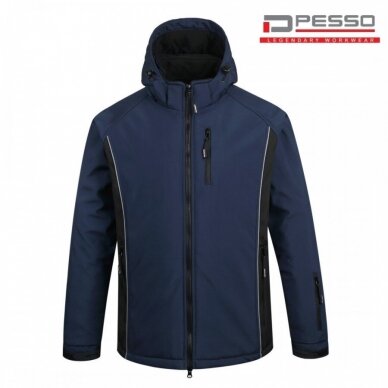 Šilta neperšlampanti Softshell striukė Pesso Otava, mėlyna Šilta neperšlampanti Softshell striukė Pesso Otava, mėlyna