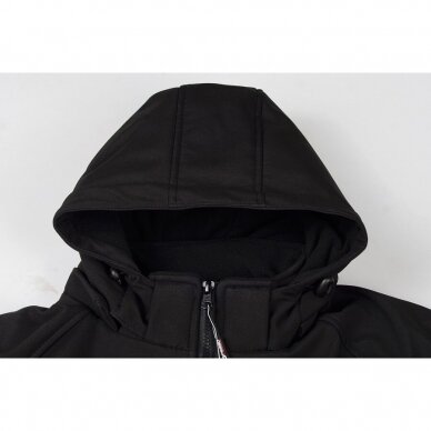 Silta ūdensizturīga Softshell jaka Pesso Ottawa, melna 3 Silta ūdensizturīga Softshell jaka Pesso Ottawa, melna 3