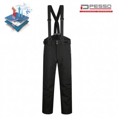 Siltas Pesso BARNABI ūdensizturīgas Softshell bikses 4 Siltas Pesso BARNABI ūdensizturīgas Softshell bikses 4