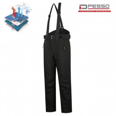 Siltas Pesso BARNABI ūdensizturīgas Softshell bikses 3 Siltas Pesso BARNABI ūdensizturīgas Softshell bikses 3