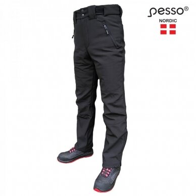 Siltas Pesso BARNABI ūdensizturīgas Softshell bikses 6 Siltas Pesso BARNABI ūdensizturīgas Softshell bikses 6