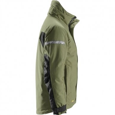 Siltināta ziemas jaka AllroundWork 37.5® SNICKERS WORKWEAR, haki 2 Siltināta ziemas jaka AllroundWork 37.5® SNICKERS WORKWEAR, haki 2