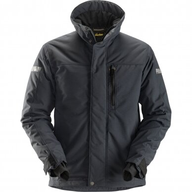 Siltināta ziemas jaka AllroundWork 37.5® SNICKERS WORKWEAR, pelēka Siltināta ziemas jaka AllroundWork 37.5® SNICKERS WORKWEAR, pelēka