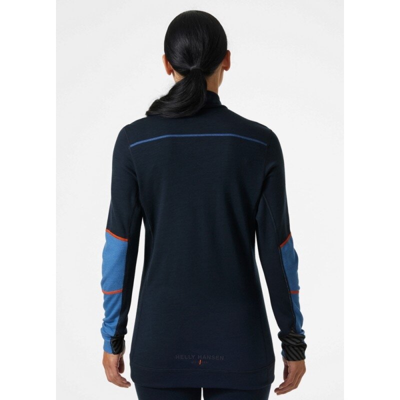 Sieviešu apakškrekls HELLY HANSEN Lifa Merino Crewneck, zils 3
