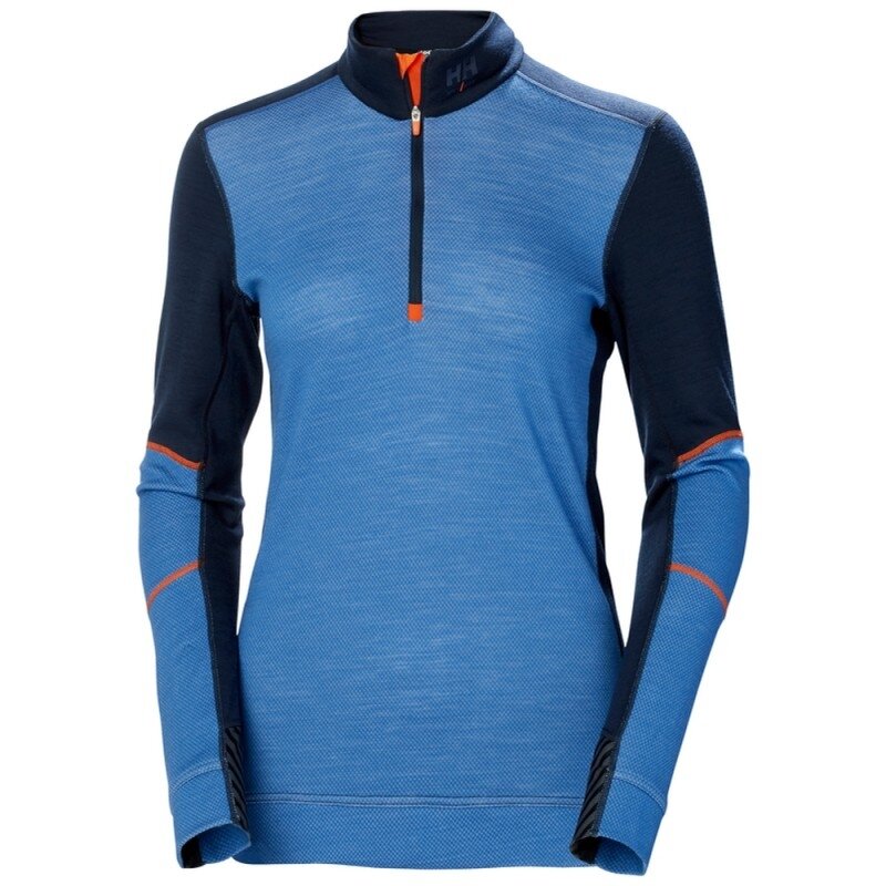 Sieviešu apakškrekls HELLY HANSEN Lifa Merino Crewneck, zils Sieviešu apakškrekls HELLY HANSEN Lifa Merino Crewneck, zils