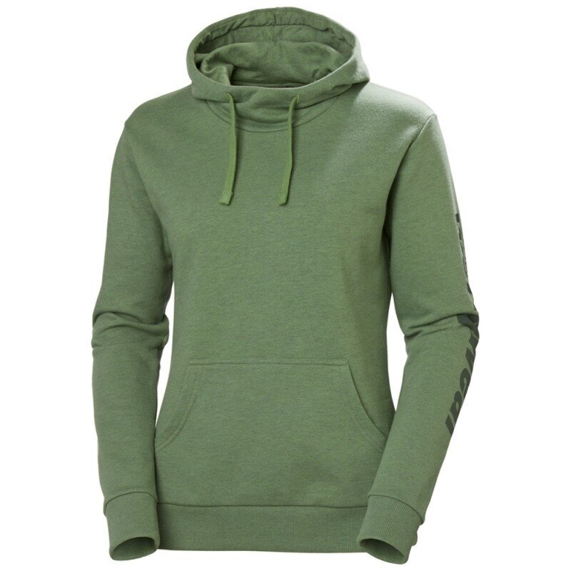 Moteriškas džemperis HELLY HANSEN Logo Hoodie, žalias Moteriškas džemperis HELLY HANSEN Logo Hoodie, žalias