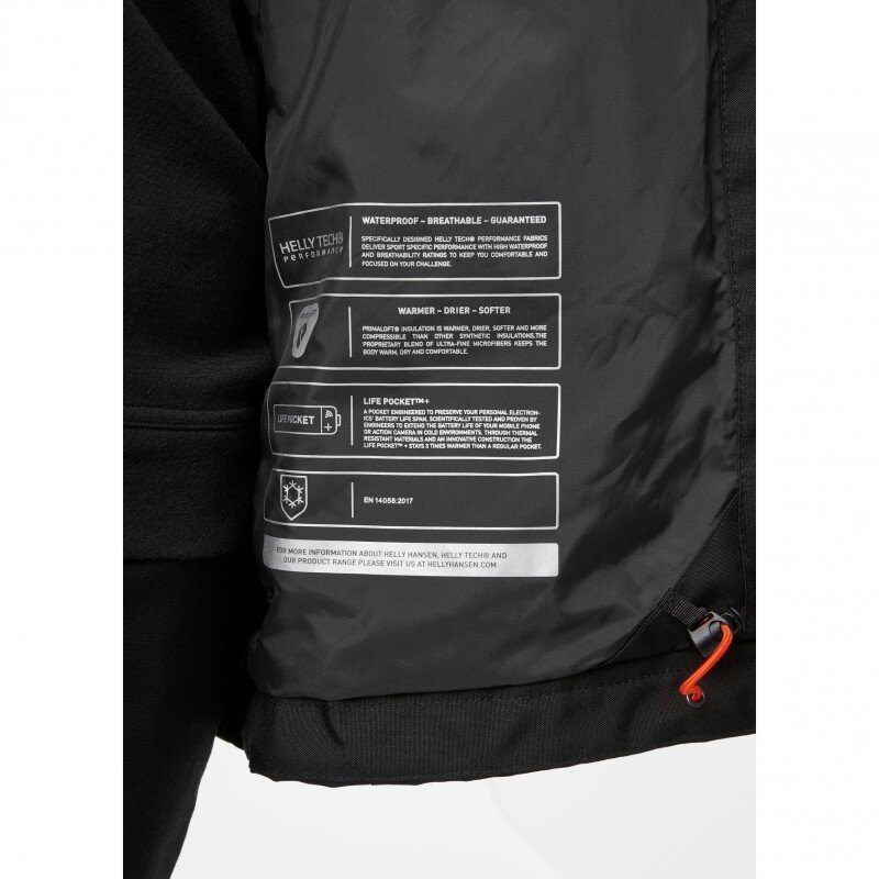 Moteriška striukė HELLY HANSEN Luna Shell, juoda 6 Moteriška striukė HELLY HANSEN Luna Shell, juoda 6