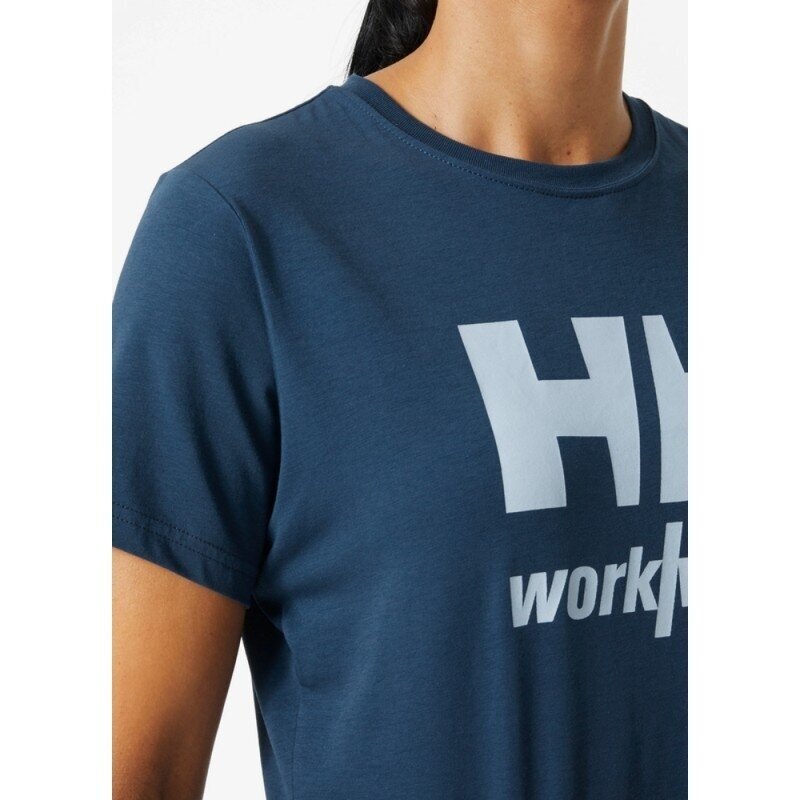 Sieviešu T-krekls HELLY HANSEN Logo T-krekls, zils 2