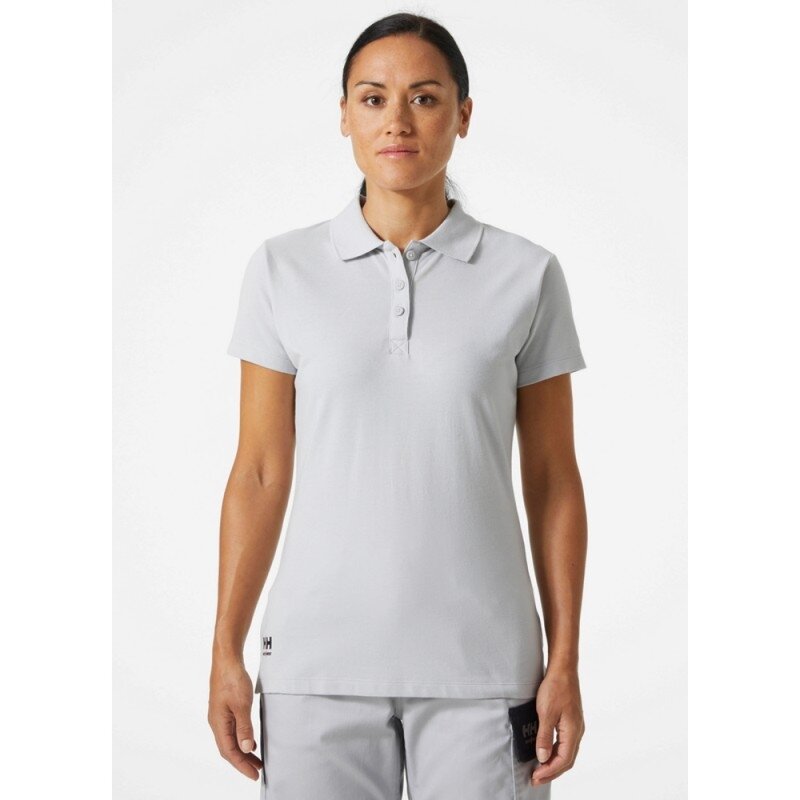 Sieviešu T-krekls HELLY HANSEN Manchester Polo, pelēks 3
