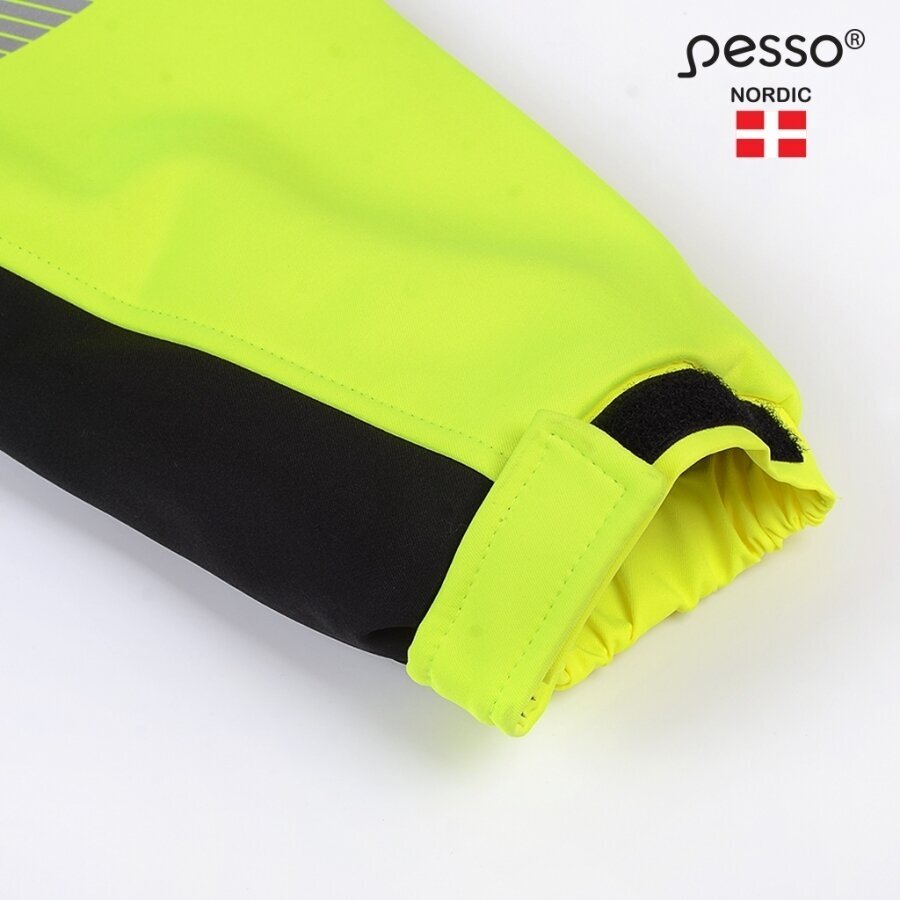 Šilta, ryškaus matomumo softshell Pesso CALGARY striukė, geltona 14 Šilta, ryškaus matomumo softshell Pesso CALGARY striukė, geltona 14