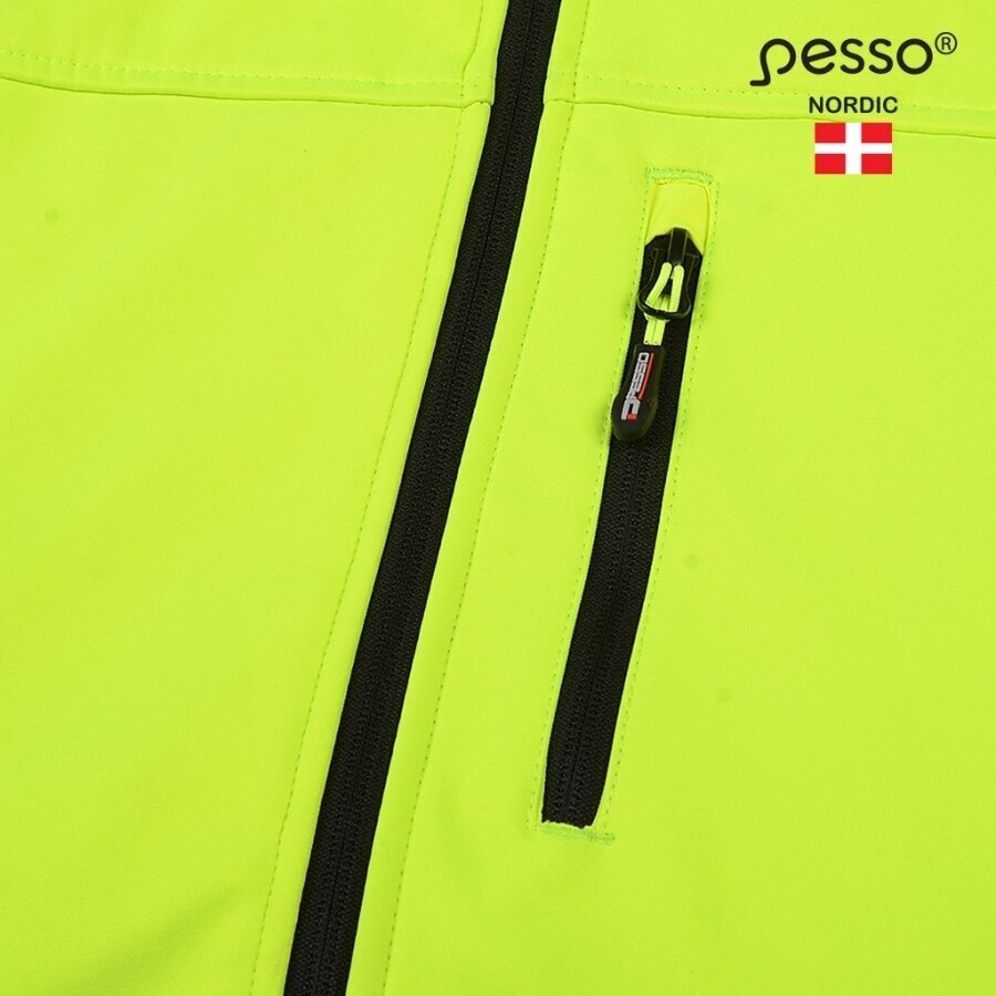 Šilta, ryškaus matomumo softshell Pesso CALGARY striukė, geltona 16 Šilta, ryškaus matomumo softshell Pesso CALGARY striukė, geltona 16
