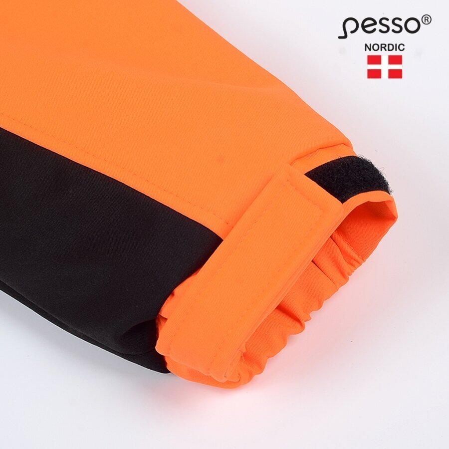 Silta, labi redzama softshell Pesso CALGARY jaka, oranža 7