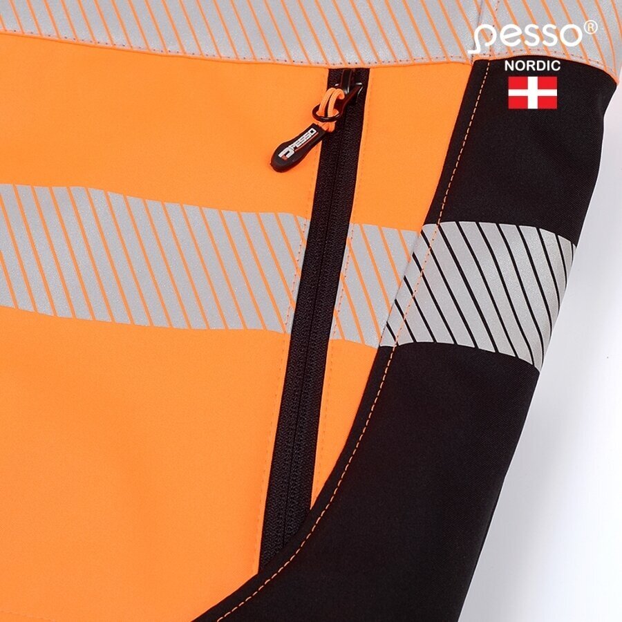 Silta, labi redzama softshell Pesso CALGARY jaka, oranža 8 Silta, labi redzama softshell Pesso CALGARY jaka, oranža 8