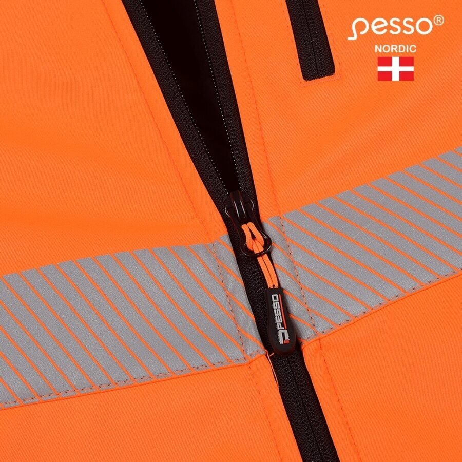 Silta, labi redzama softshell Pesso CALGARY jaka, oranža 14 Silta, labi redzama softshell Pesso CALGARY jaka, oranža 14