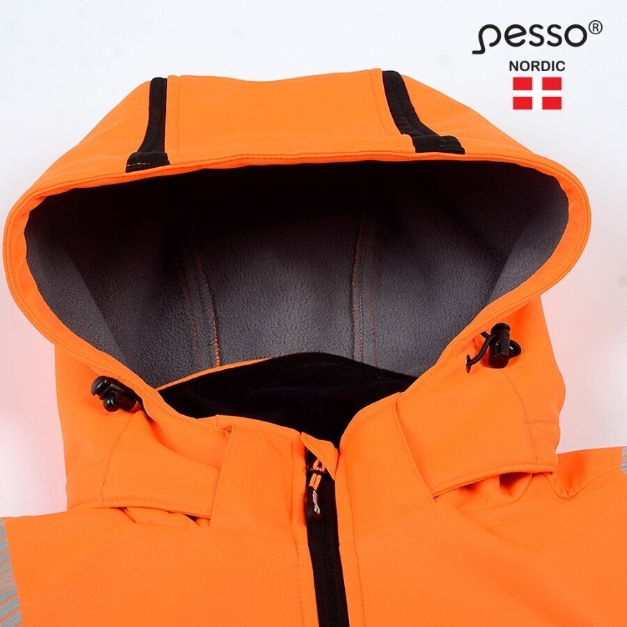 Silta, labi redzama softshell Pesso CALGARY jaka, oranža 4 Silta, labi redzama softshell Pesso CALGARY jaka, oranža 4