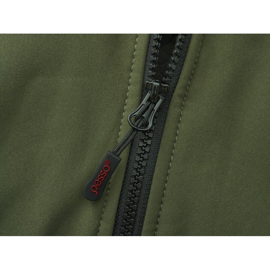 Šilta neperšlampanti Softshell  striukė Pesso Otava, chaki 7