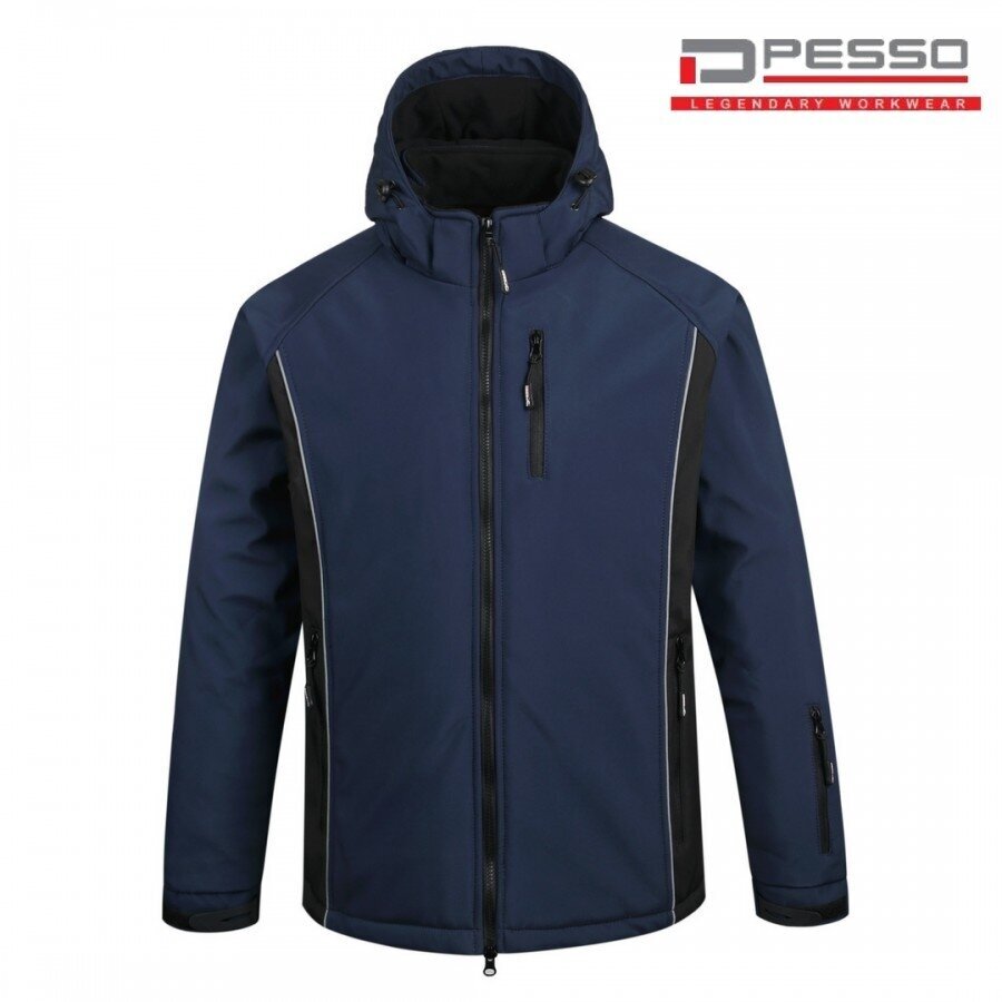 Šilta neperšlampanti Softshell striukė Pesso Otava, mėlyna Šilta neperšlampanti Softshell striukė Pesso Otava, mėlyna