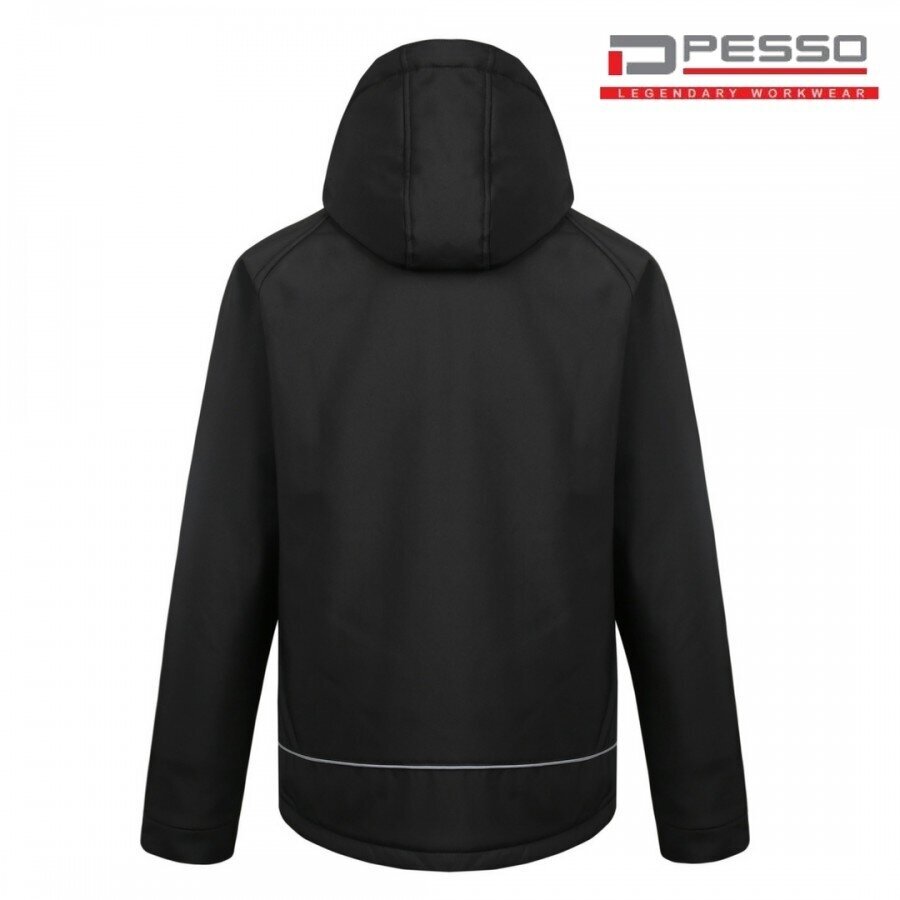 Silta ūdensizturīga Softshell jaka Pesso Ottawa, melna 2 Silta ūdensizturīga Softshell jaka Pesso Ottawa, melna 2