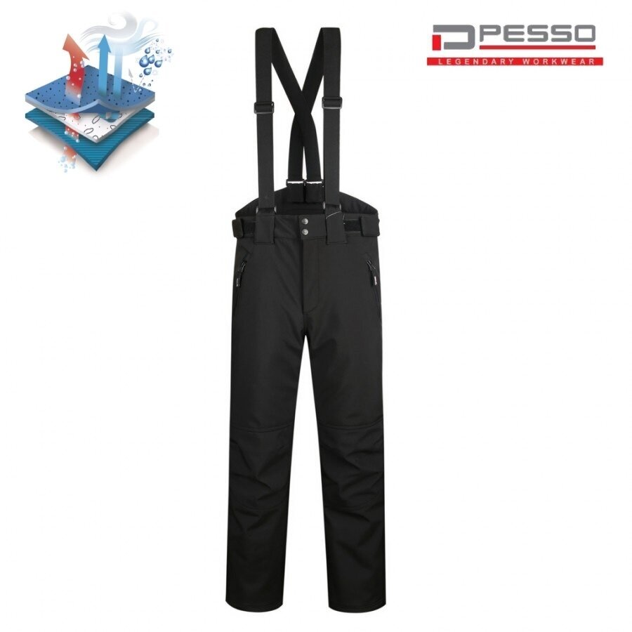 Siltas Pesso BARNABI ūdensizturīgas Softshell bikses 4 Siltas Pesso BARNABI ūdensizturīgas Softshell bikses 4
