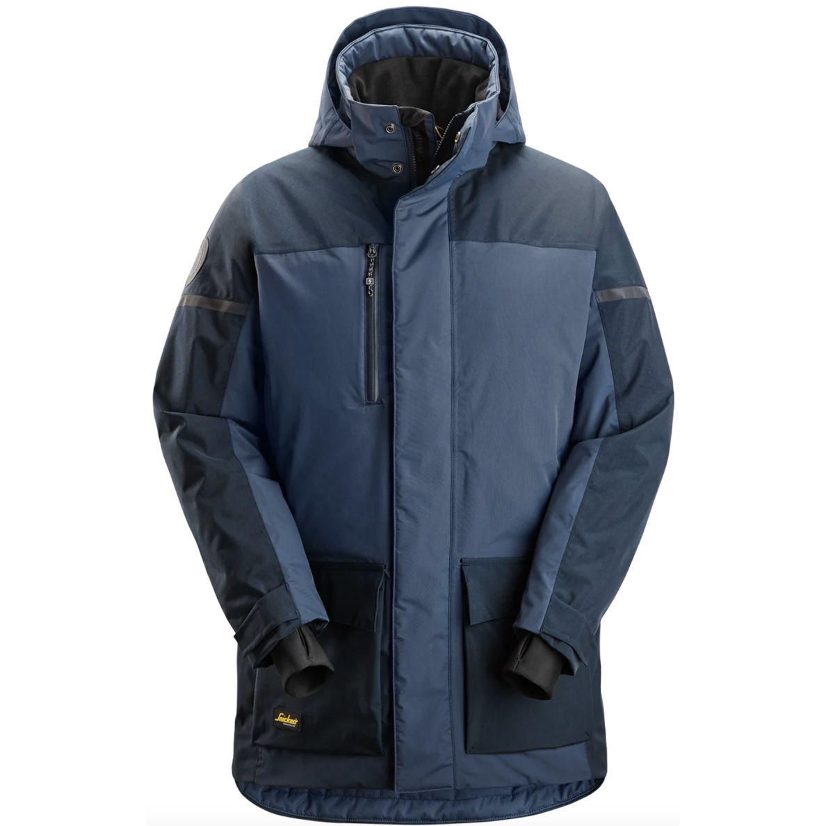 SNICKERS WORKWEAR 1801 ūdensnecaurlaidīga parka ar kapuci, melna 1 SNICKERS WORKWEAR 1801 ūdensnecaurlaidīga parka ar kapuci, melna 1