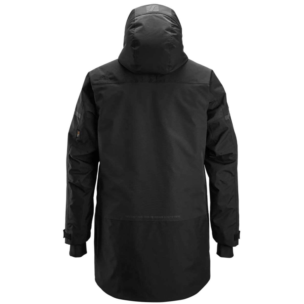 SNICKERS WORKWEAR 1801 ūdensnecaurlaidīga parka ar kapuci, melna 4