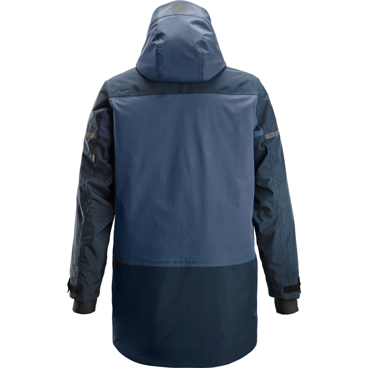 SNICKERS WORKWEAR 1801 ūdensnecaurlaidīga parka ar kapuci, zila 1
