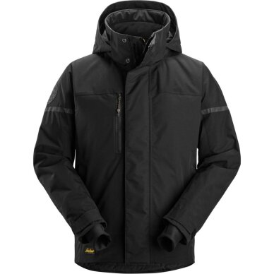 SNICKERS WORKWEAR 1112 ūdensnecaurlaidīga ziemas jaka ar kapuci, haki krāsā 1 SNICKERS WORKWEAR 1112 ūdensnecaurlaidīga ziemas jaka ar kapuci, haki krāsā 1