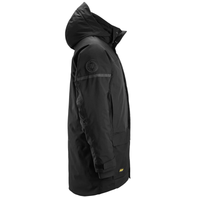 SNICKERS WORKWEAR 1801 ūdensnecaurlaidīga parka ar kapuci, melna 2 SNICKERS WORKWEAR 1801 ūdensnecaurlaidīga parka ar kapuci, melna 2
