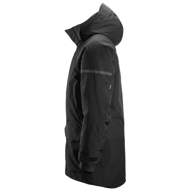 SNICKERS WORKWEAR 1801 ūdensnecaurlaidīga parka ar kapuci, melna 3